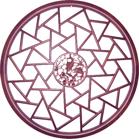 古代门窗 雕花门窗 复古门框 檀木门窗 古代建筑 圆形窗