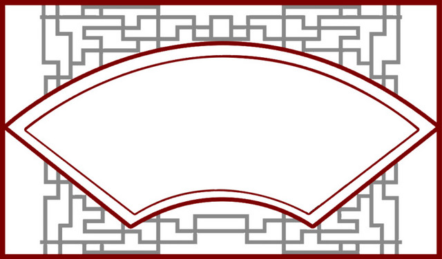 古代窗户 扇形窗户 长方形窗户 雕花窗户