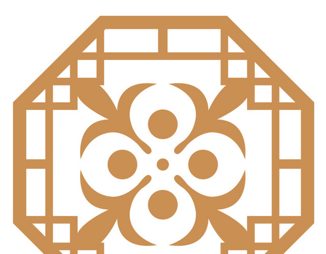 古代窗户 古代门窗 正六边形窗户 雕花窗户