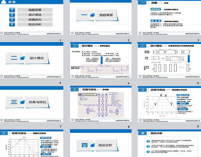 本科学士毕业论文答辩PPT模板