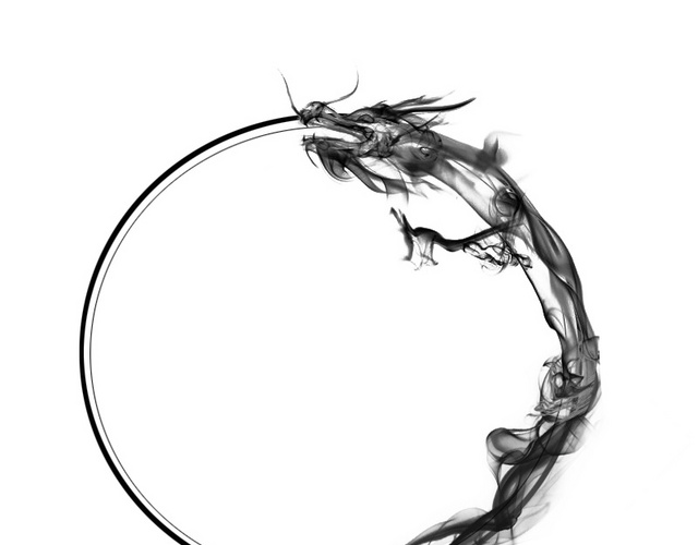 墨圈 水墨风 墨韵边框