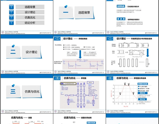 简洁商务学术答辩PPT