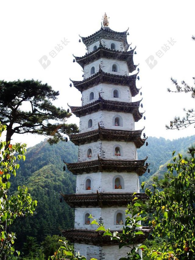 塔 佛塔 风景 山 佛教 宗教 寺院 寺庙