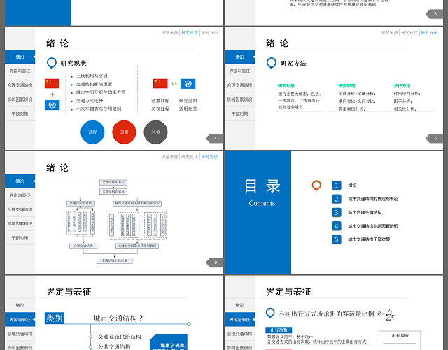 简约实用论文答辩PPT模板