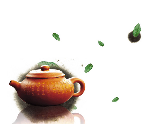 中国风茶文化元素