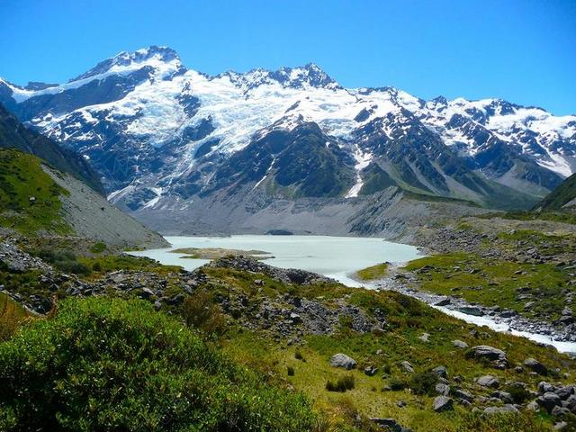 旅游自然新西兰景色背景图片