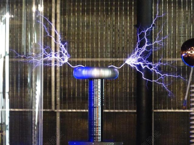科学特写特斯拉放点现象背景图片