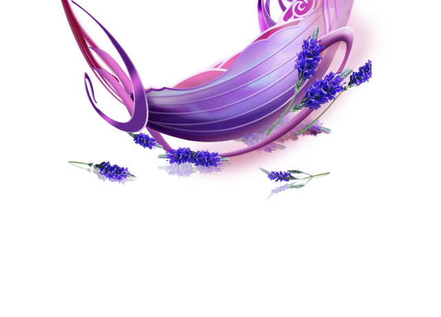 薰衣草花环