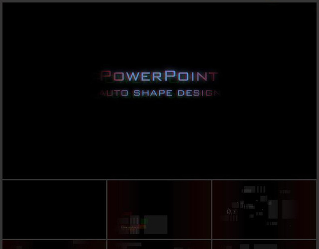 黑色光影PPT