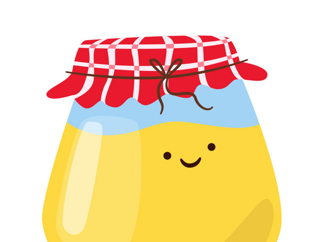 可口美味诱人蜂蜜罐子
