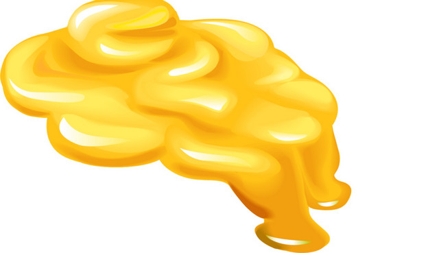 金色美味蜂蜜矢量素材