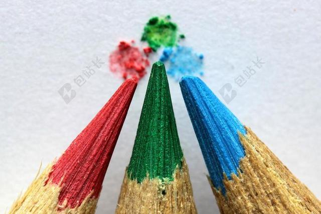 颜色 蜡笔 彩色 以色 绘画 红色 蓝色 童年 乐趣
