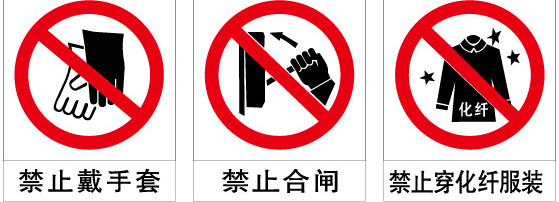 禁止指引标志大全