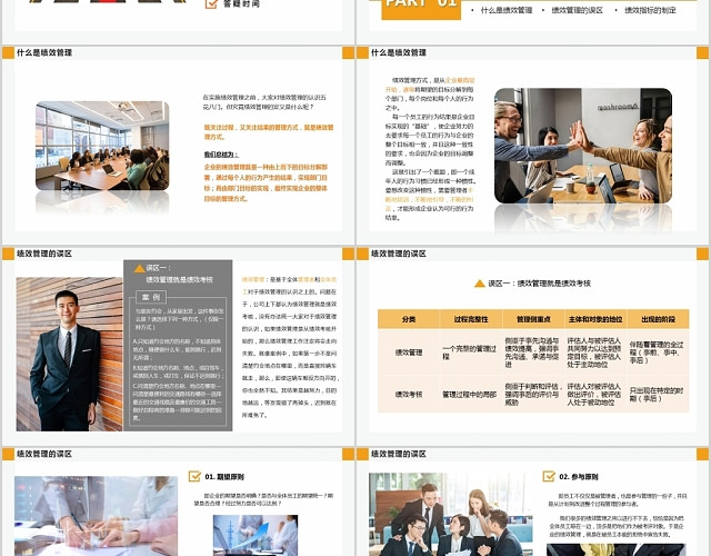 公司绩效管理培训PPT模板