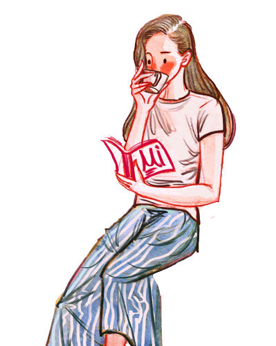 长发女孩素材