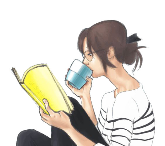 沙发女孩素材