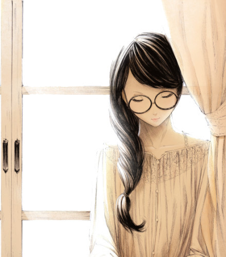 长发女孩素材
