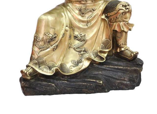 古代雕塑男子读书元素
