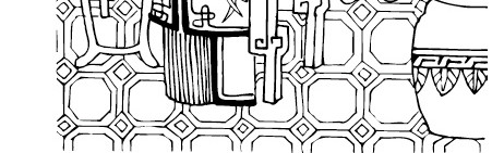 古代线描母亲教育儿子矢量素材