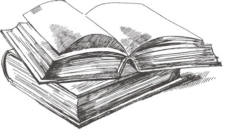 素描书籍矢量素材