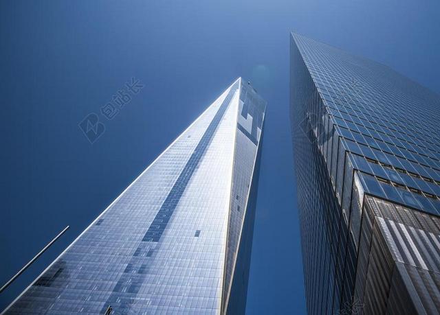 托雷斯 摩天大楼 天空 云 蓝色 曼哈顿 纽约 体系结构