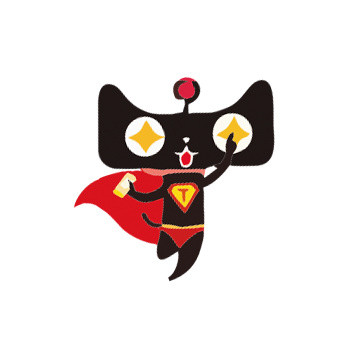 卡通天猫超人漫画图素材