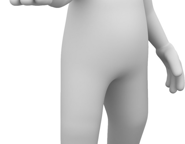 简约风格3D小人素材