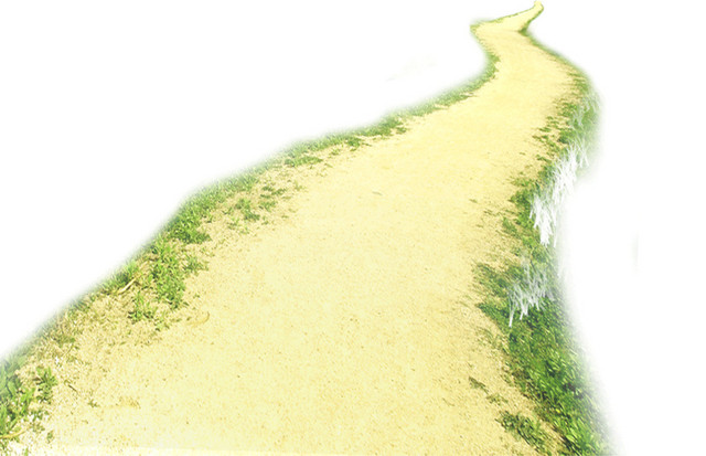 土黄色简约土路下载素材