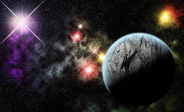 摄影科幻行星背景图片