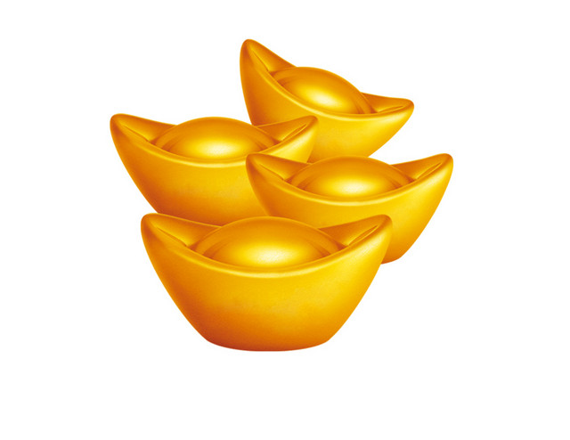 元宝金币素材