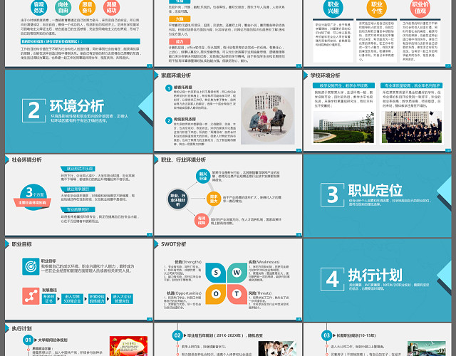 大学生职业生涯规划人生规划PPT