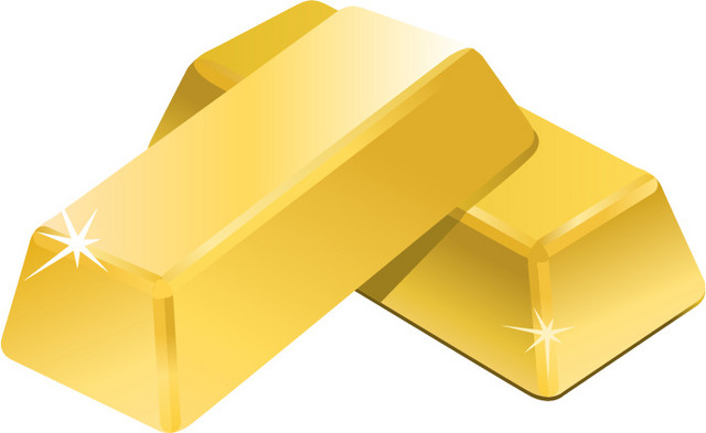 金条金块矢量元素