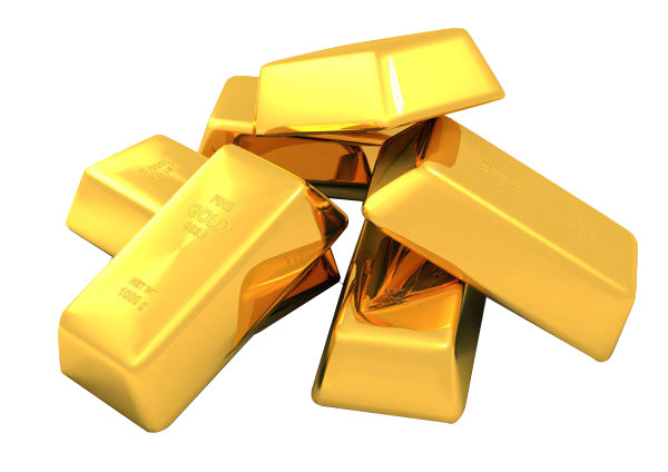 金条金块矢量黄金元素