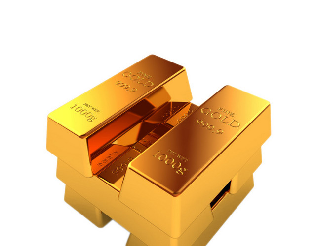 金条金块矢量元素