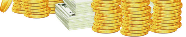 金币矢量素材