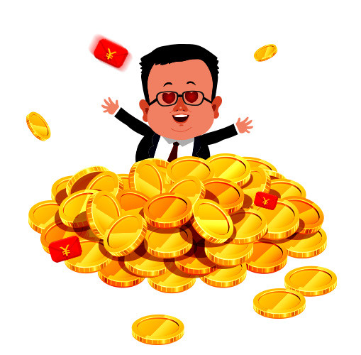 金币矢量素材