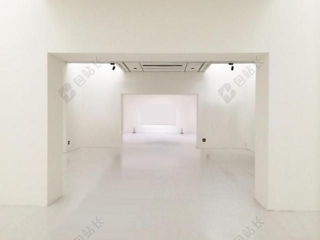 白色建筑展览展览馆博物馆空白纯白无内容背景图