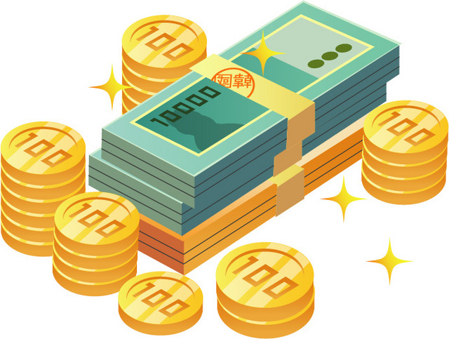 金币矢量素材
