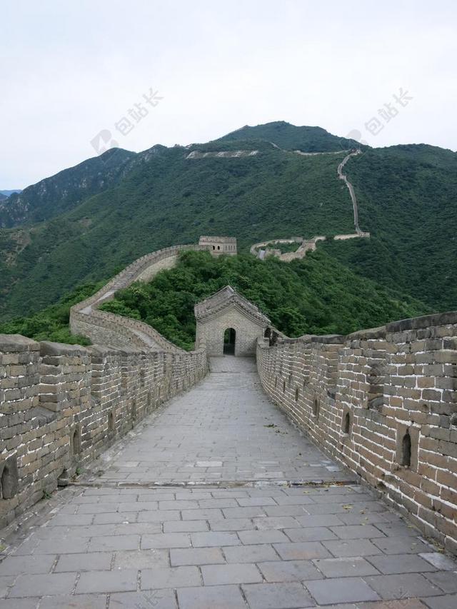 建筑古老古老的长城背景图片
