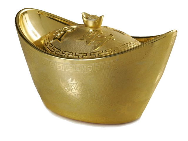 金色元宝素材