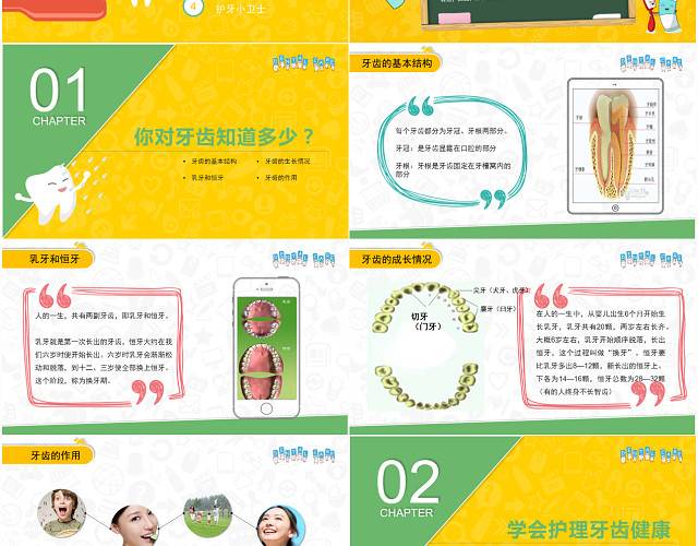 全国爱牙日主题班会PPT