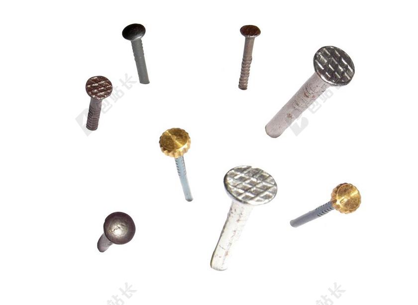 工业工艺简约钉子螺丝钉各种风格类型钉背景图片