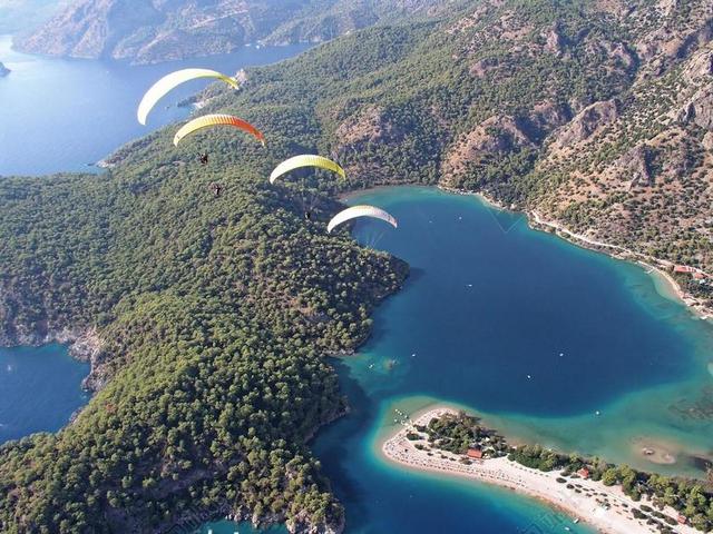 滑翔伞 降落伞 天空 空气 自由 冒险 极端 运动 活动