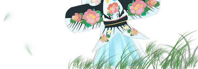 中国风风筝少女