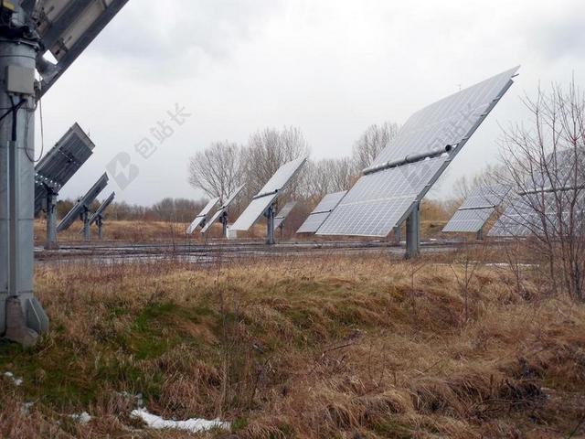 科技工业发电现代太阳能发电板能源光能发电背景图片