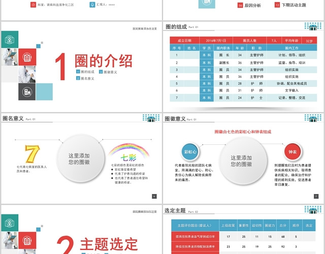 精致易修改获奖品管圈演示PPT模板