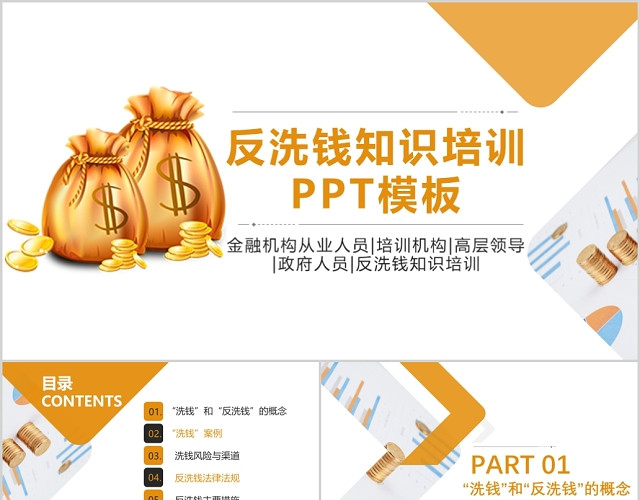 反洗钱知识培训PPT模板