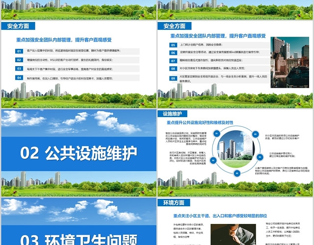 物业公司品质提高方案PPT模板