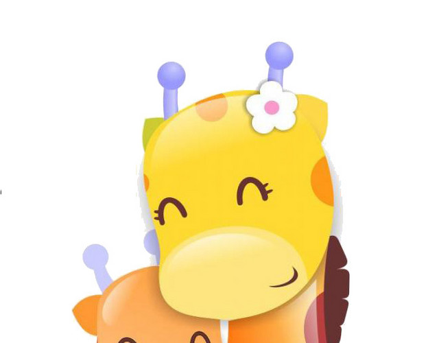 害羞小鹿母子