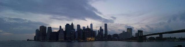 纽约 曼哈顿 纽约市 全景 纽约天际线